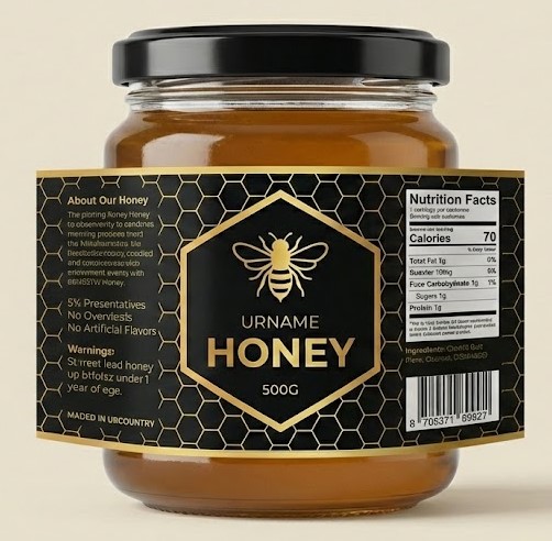 Premium Honey Label